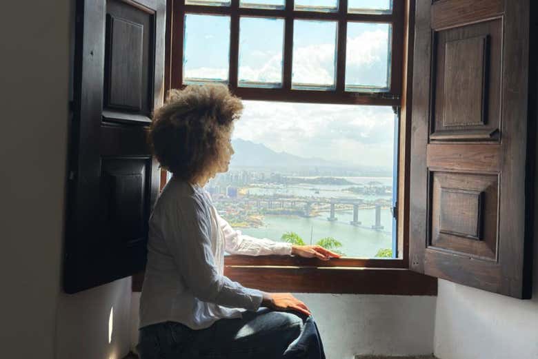 Durante o tour por Vilha Velha