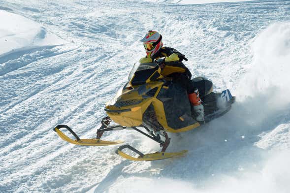 Snowmobiling in Borovets