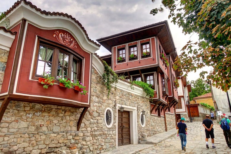 Les rues de Plovdiv