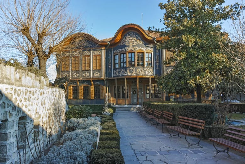 Pintorescas casas de Plovdiv