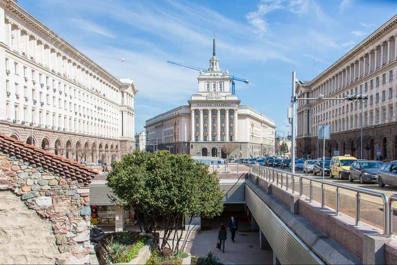 El Largo en el centro de Sofía