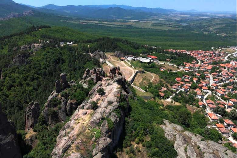 Belogradchil fortress from above