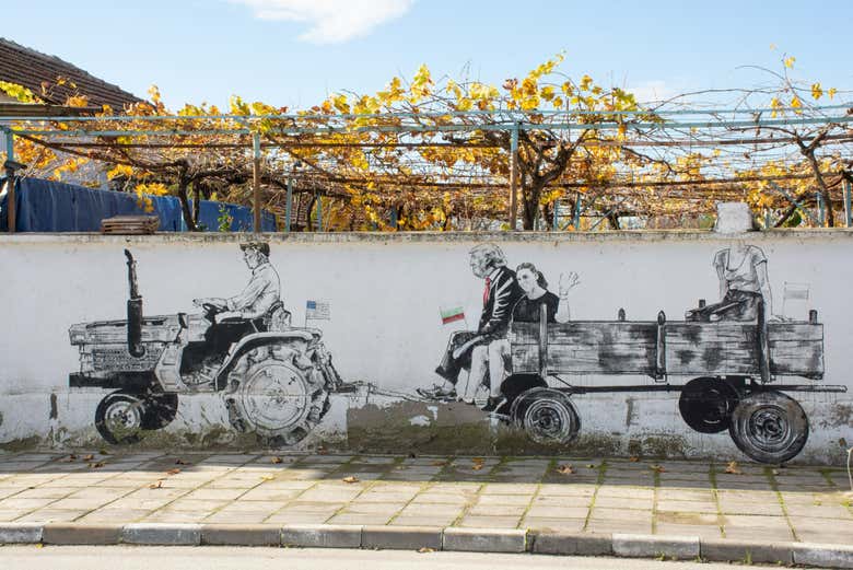 Arte urbano en Staro Zhelezare