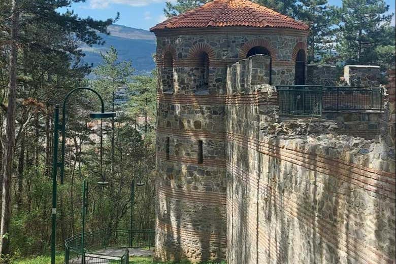 Lateral de una iglesia en Kyustendil