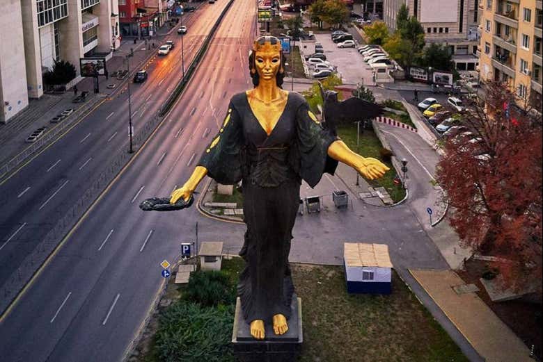 La statue de Sainte Sofia à el Largo