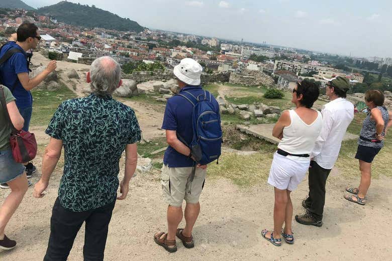 Visitando las ruinas de Plovdiv