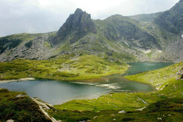 Paisajes de los Siete lagos de Rila