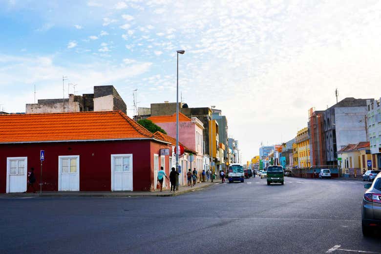 Calle del centro de Praia