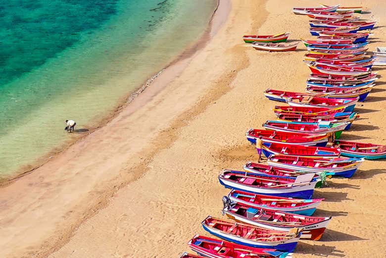 La plage de Tarrafal