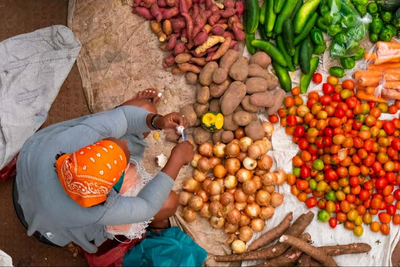 Le marché aux légumes d'Assomada