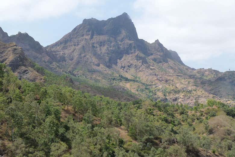 Pico d'Antónia, el más alto de la isla de Santiago