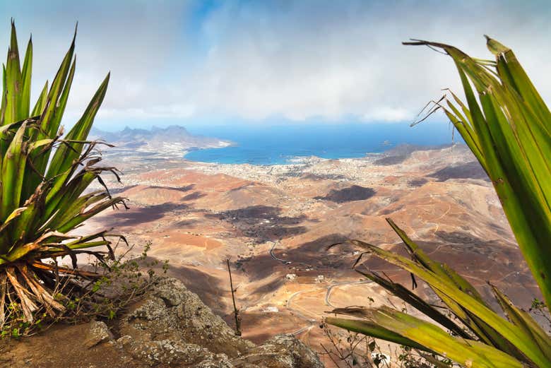 Paysage de l'île São Vicente