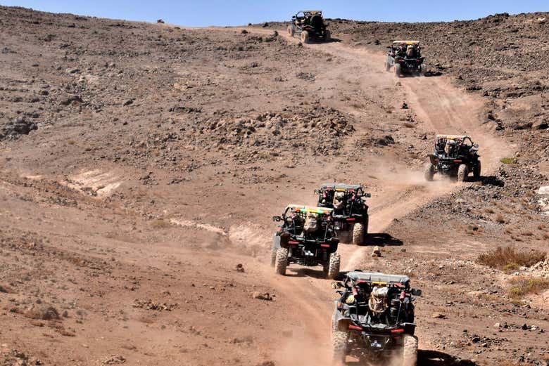 Subindo os montes no deserto