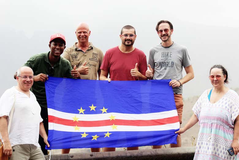 Le groupe pendant la visite