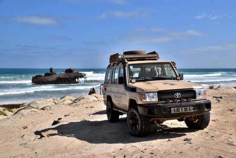 Hop on a jeep and explore the island!
