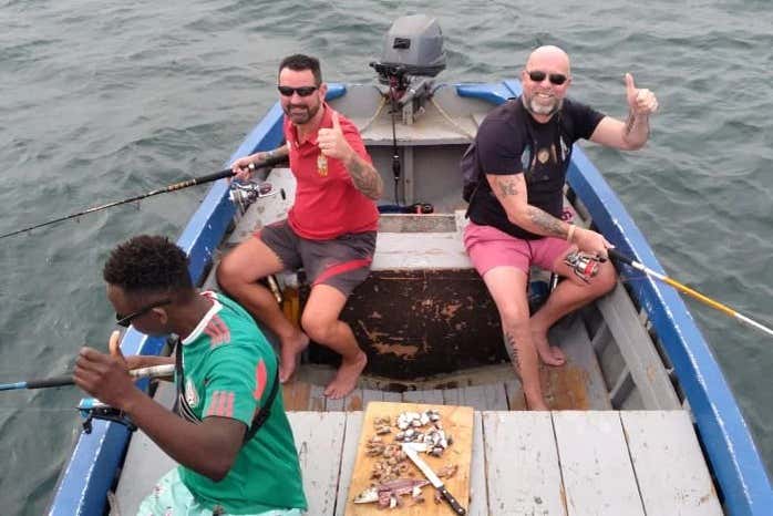 Una giornata di pesca all'isola di Sal