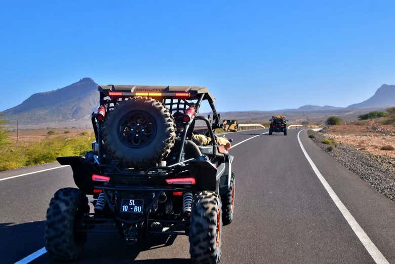 Enjoy the views from the main road