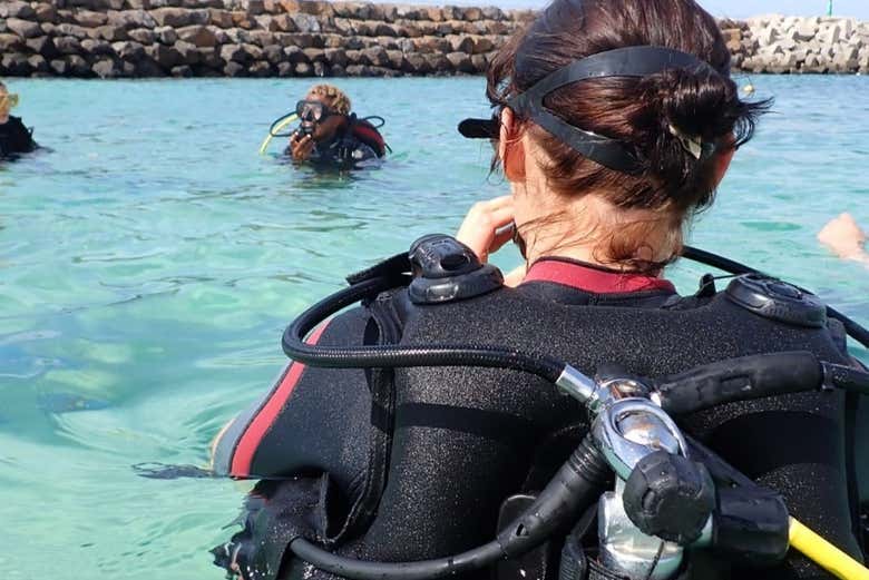 Baptême de plongée sur l'île de Sal