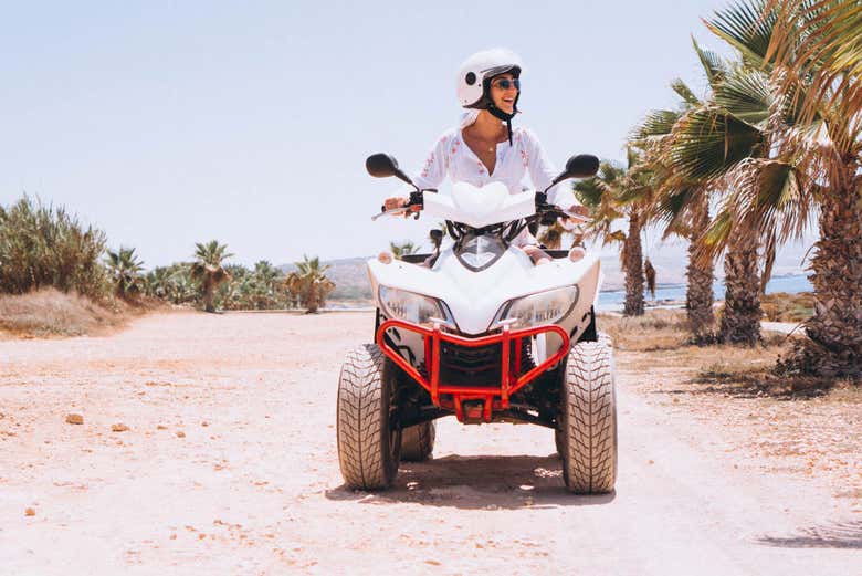 Quad biking around Sal Island