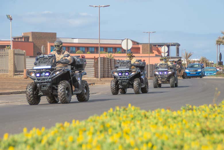 Ruta en quad por las carreteras de la Isla de Sal
