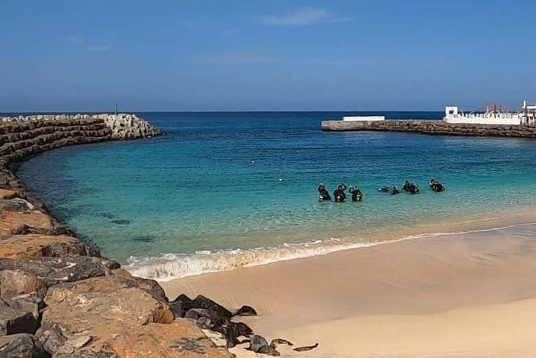 Playa de la isla de Sal
