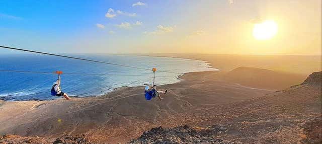 Tirolesa na Ilha do Sal