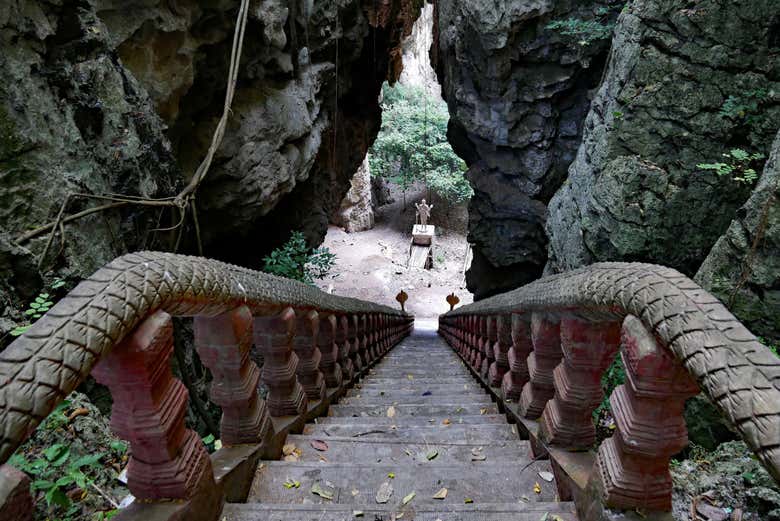 Le scale di Phnum Sampov