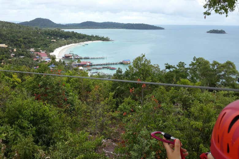Contemplando las vistas desde las alturas