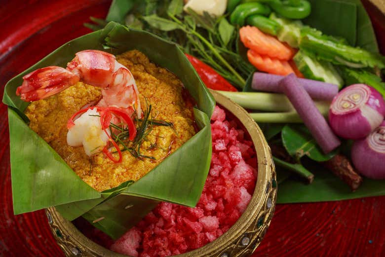 El amok es uno de los platos más típicos de Camboya