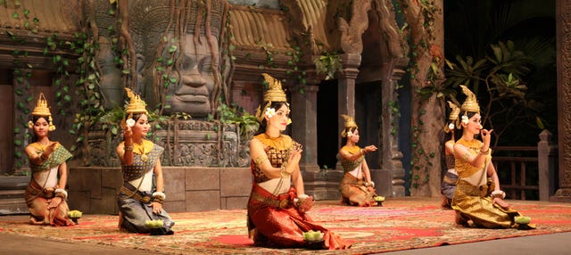 Cena con espectáculo de danza Apsara