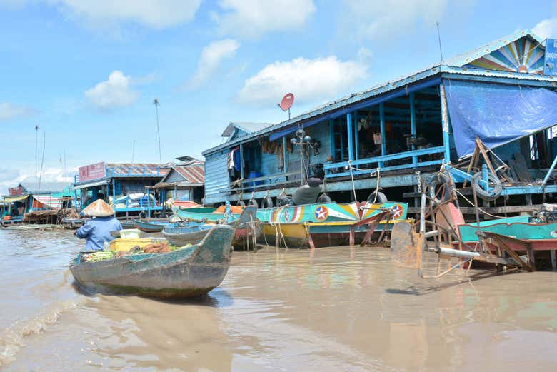 Aldea flotante de Kompong Luong