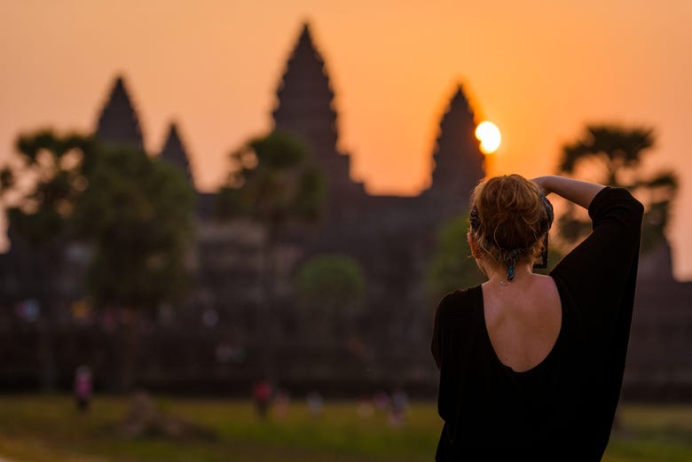 Amanecer en Angkor