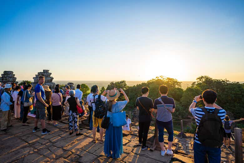 Atardecer en Angkor