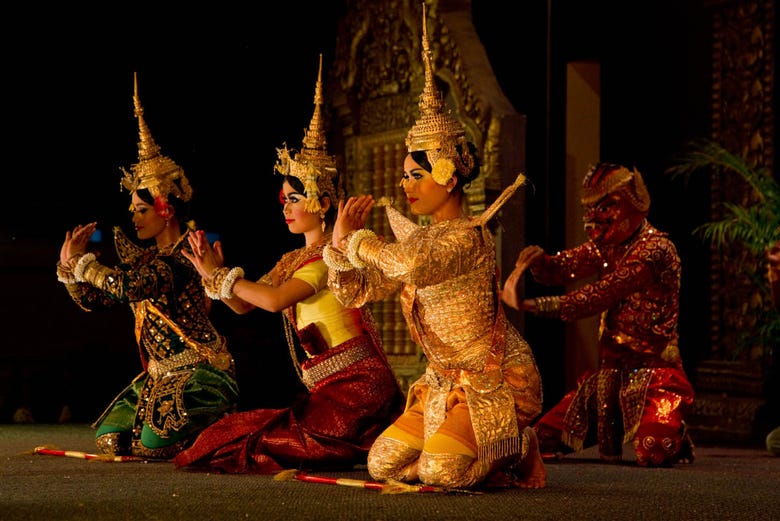 Espectáculo de danza Apsara en Siem Reap