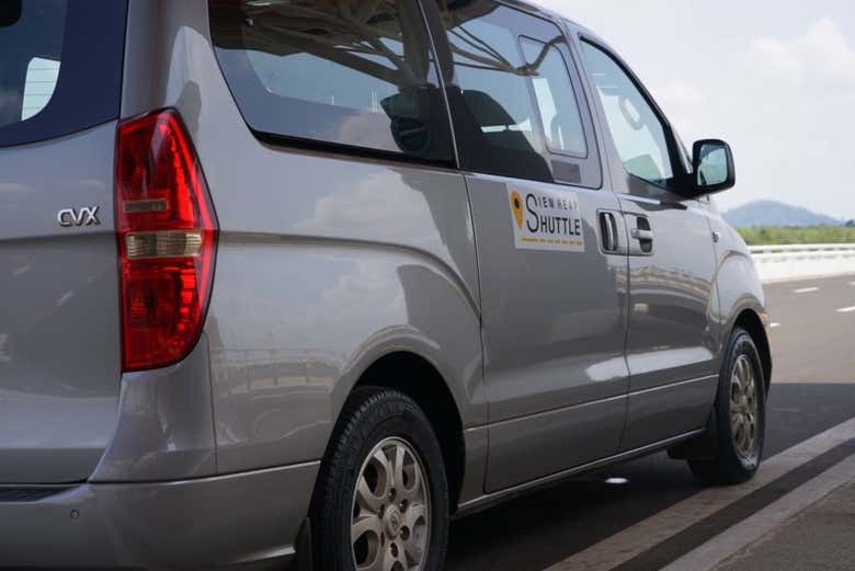 L'un des véhicules qui sera utilisé pour le transfert