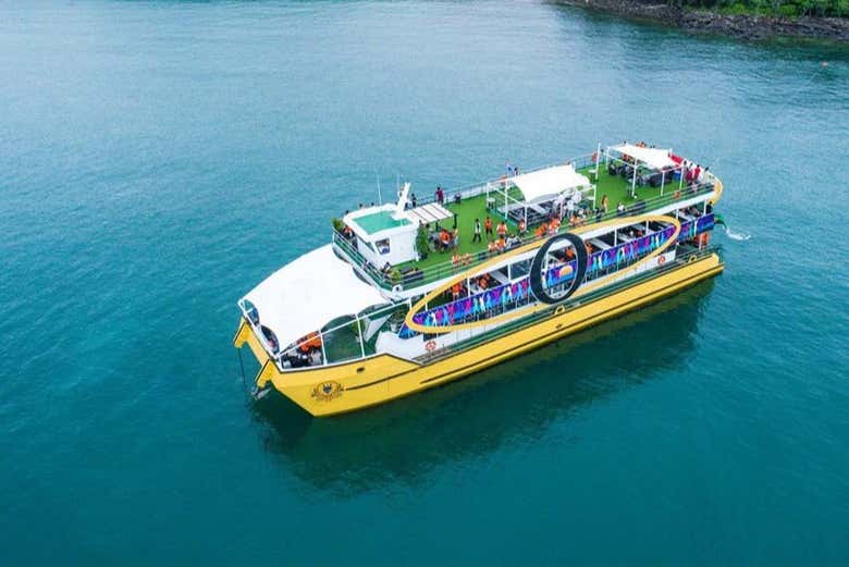 Barco para el crucero