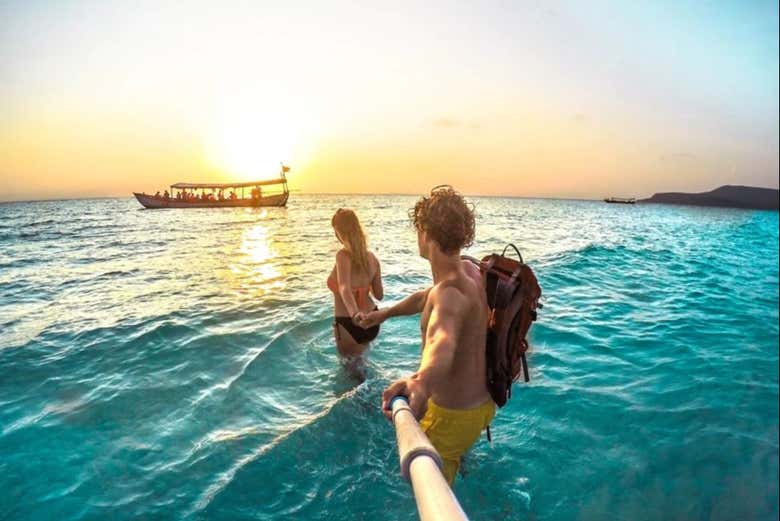 Disfrutando de Koh Rong en pareja