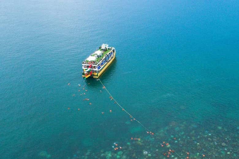Navegando por el golfo de Tailandia
