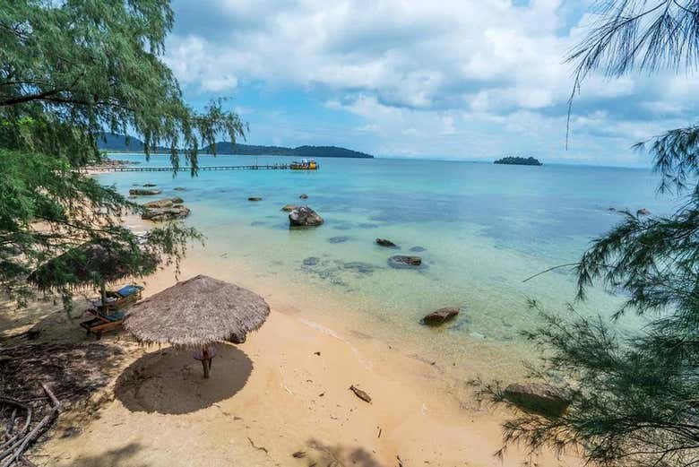 Playa escondida en Koh Rong