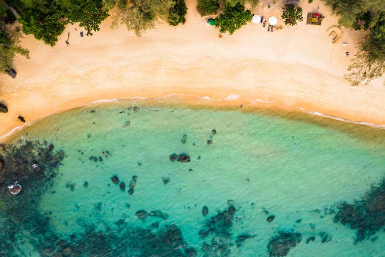 Paradise beach on Samloem Island
