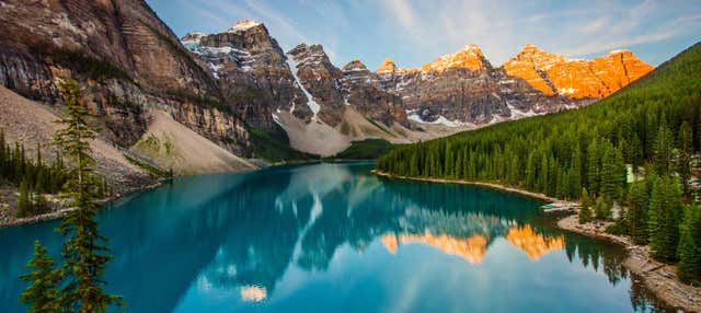 Excursion au lac Moraine au lever ou au coucher du soleil