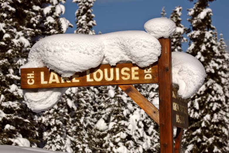 Panneau du Lac Louise