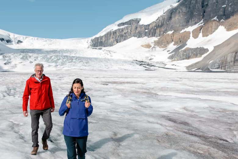 Recorriendo el glaciar