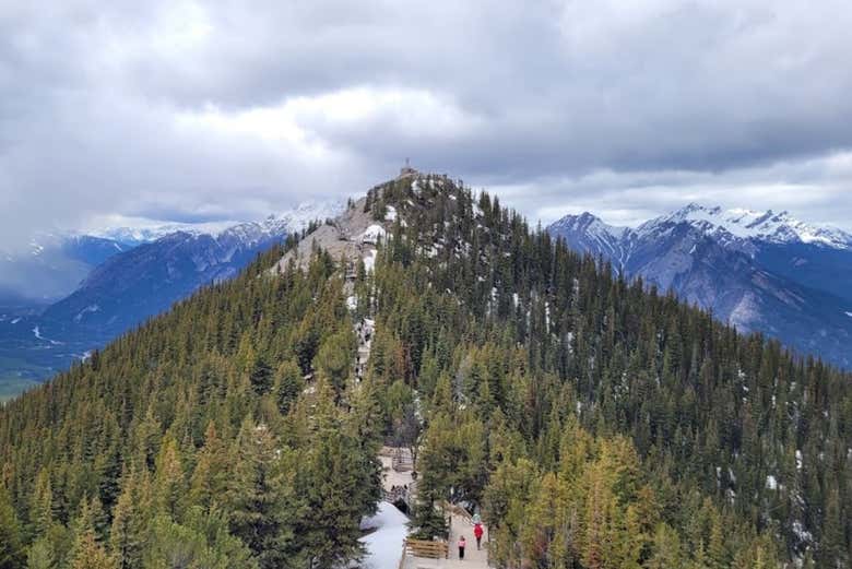 La vista da Sulphur Mountain