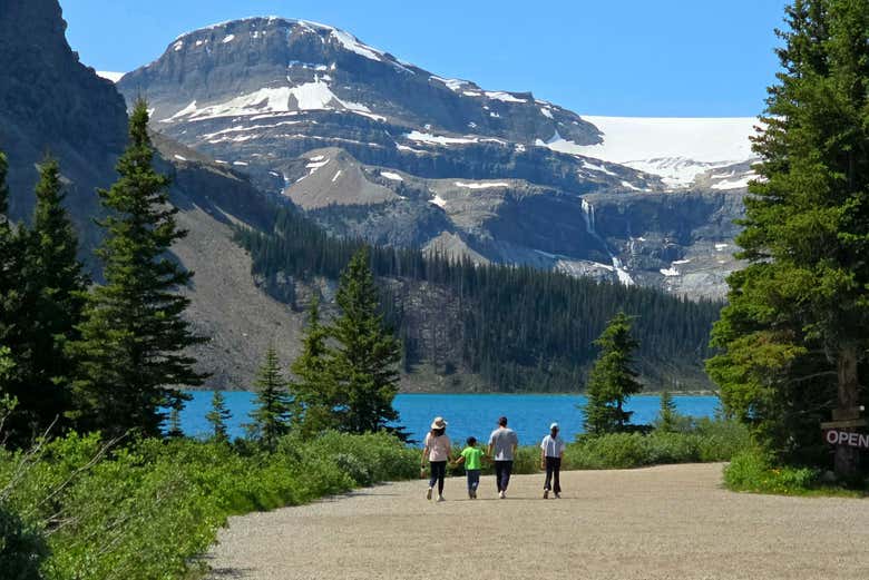 Paisagem do Bow Lake