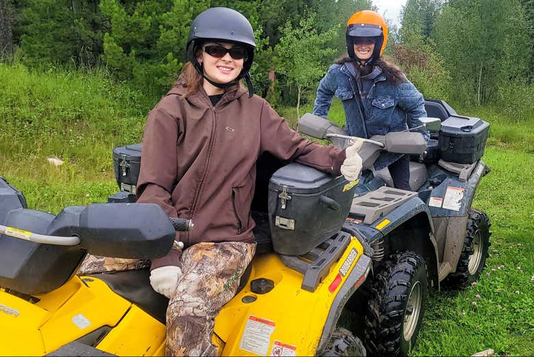 Una foto de recuerdo a mitad del recorrido 