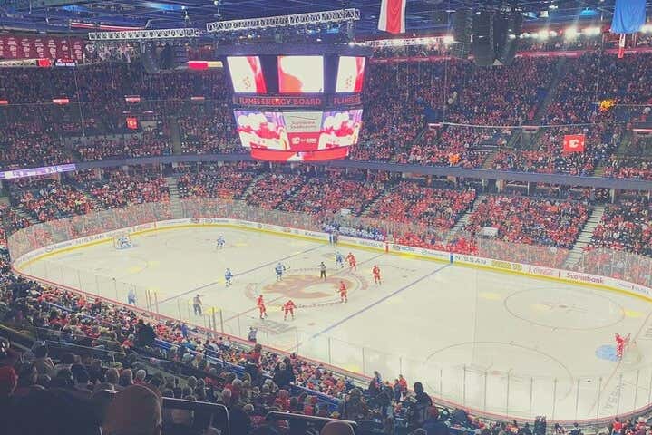 Pista del estadio Scotiabank Saddledome