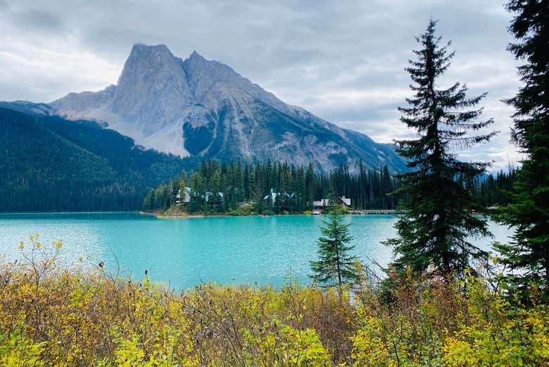 El lago Emerald os cautivará