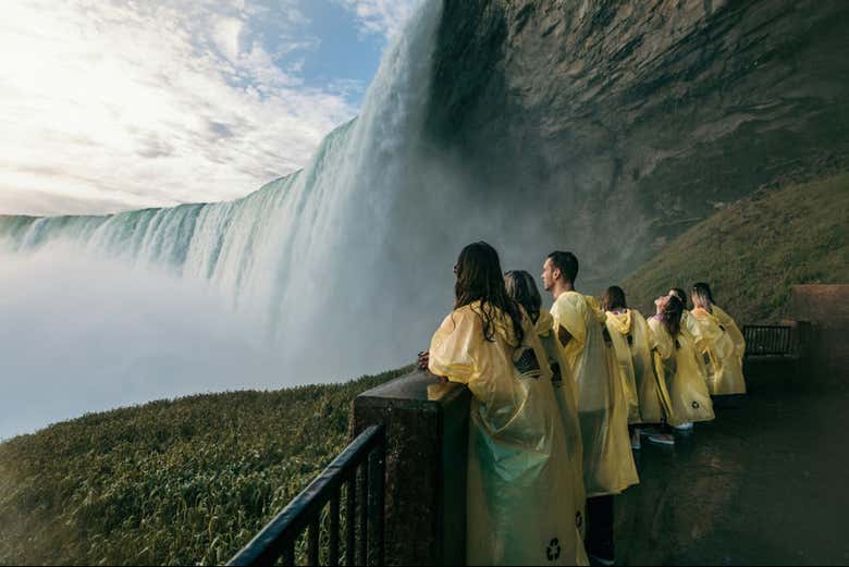 Marvel at the waterfalls from the Journey Behind the Falls
