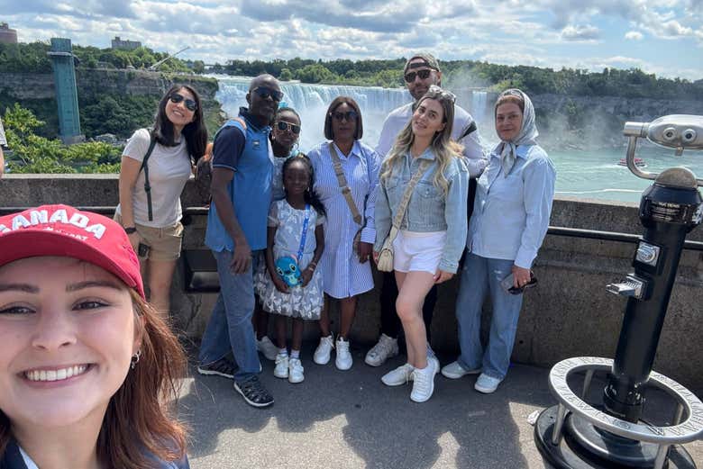 Una estampa para el recuerdo en las Cataratas del Niágara